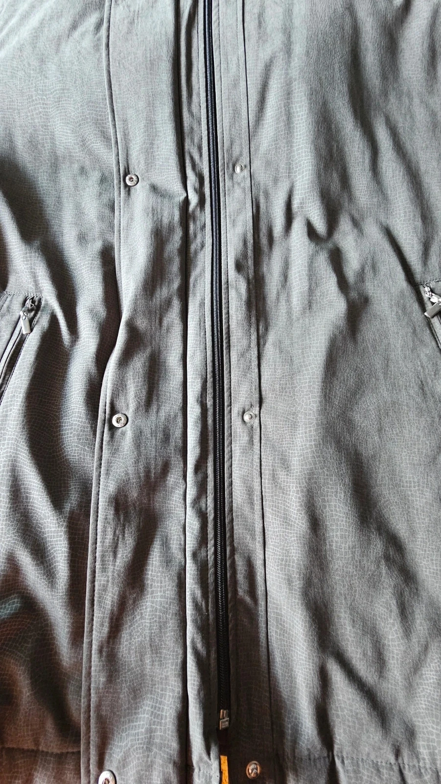 Parka femme mi-longue verte à capuche avec fausse fourrure amovible – veste d'hiver élégante – photo 8